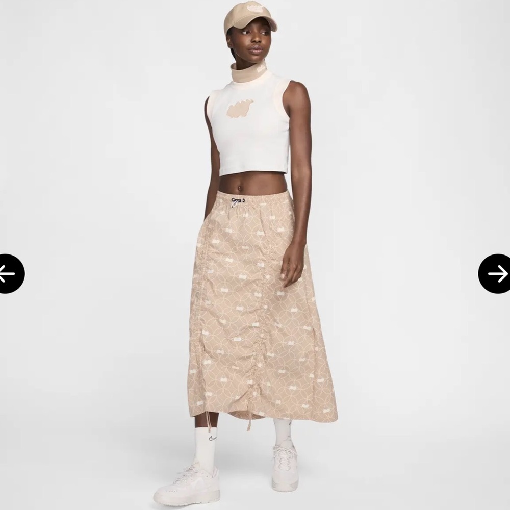 NIKE Naomi Osaka‎ High-Waisted Woven Skirt Maxi